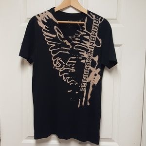 Armani Exchange Shirts - Armani Exchange Black V Neck Tee Shirt Size Medium Armani Exchange Shirts - Armani Exchange Black V Neck Tee Shirt Size Medium